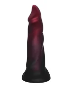Passion Labs Dildo Fantasy No. 59 cu Ventuza Silicon Lichid Rosu Bordeaux 22 cm