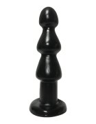 Passion Labs Dildo Porter cu Ventuza PVC Negru 23.5 cm Sensations
