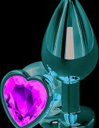 Passion Labs Dop Anal Brilliant Anal Plug Medium Rose Gold Piatra Verde