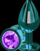 Passion Labs Dop Anal Charm Anal Plug Small Rose Gold Piatra Verde