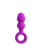 Passion Labs Dop Anal cu Inel Anal Plug Small Silicon Mov 9.1 cm Mystery
