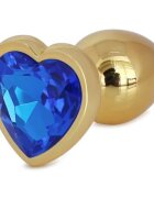 Passion Labs Dop Anal Hearty Buttplug Large Auriu/Albastru