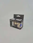 Passion Labs Dop Anal Hearty Buttplug Medium Auriu/Albastru