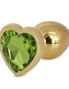 Passion Labs Dop Anal Hearty Buttplug Medium Auriu/Verde Deschis