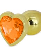 Passion Labs Dop Anal Hearty Buttplug Small Auriu/Portocaliu