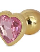 Passion Labs Dop Anal Hearty Buttplug Small Auriu/Roz Deschis