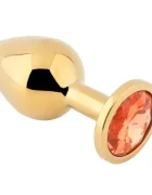 Passion Labs Dop Anal Metallic Buttplug Large Auriu/Portocaliu