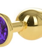 Passion Labs Dop Anal Metallic Buttplug Medium Auriu/Mov