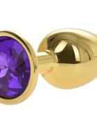 Passion Labs Dop Anal Metallic Buttplug Small Auriu/Mov