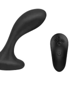 Passion Labs Dop Anal Vibrator cu Telecomanda Wireless 10 Moduri Vibratii 3 Viteze Silicon Lichid USB Negru 12.3 cm