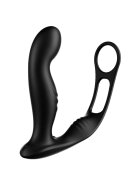 Passion Labs Stimulator Anal Hervy 10 Moduri Vibratii Silicon USB Negru 12.5 cm