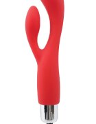 Passion Labs Vibrator Iepuras Lisa Silicon Rosu 14.4 cm Mystery