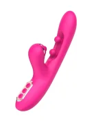 Passion Labs Vibrator Iepuras Royal Vibe 10 Moduri Vibratii 10 Moduri Stimulatoare Punctul G Silicon USB Roz 24.2 cm