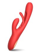 Passion Labs Vibrator Magnus 7 Vibrating & 7 Patting Modes Silicon USB Rosu 24 cm Sensations