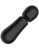 Passion Labs Vibrator Mini Wand Zakey 10 Moduri Vibratii Silicon Negru My Little Secret