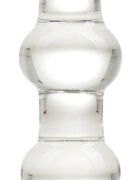 Passion Labs Wave Dildo Sticla Premium Transparent 17.5 cm Glass Series