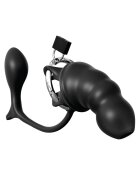 PIPEDREAM Cusca Castitate cu Dop Anal Ass-gasm Cock Blocker