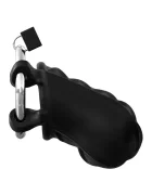 PIPEDREAM Cusca de Castitate Extreme Silicone Cock Blocker Negru