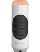 PIPEDREAM Masturbator Mega Grip Pussy Stroker Squeezable 10 Moduri Vibratii Alb