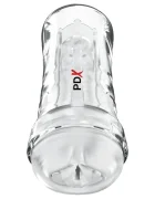 PIPEDREAM Masturbator Super Luscious Lips Auto-Lubrifiant TPE Clear 21.1 cm