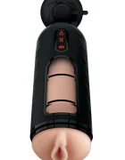 PIPEDREAM Masturbator Vibrating Mega Milker Talks&Moans 7 Moduri Vibratii 9 Moduri Suctiune USB Natural