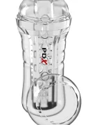 PIPEDREAM Masturbator ViewTube Plus See-Thru Ez-Grip Transparent 21 cm
