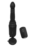 PIPEDREAM Stimulator Anal Vibrating Ass Thruster Incalzire 7 Moduri Vibratii Silicon USB Negru 30.5 cm