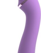 PIPEDREAM Vibrator Duo Wand Massage-Her 2 Capete Stimulatoare 10 Moduri Vibratii Silicon USB Roz 20 cm