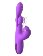 PIPEDREAM Vibrator IntiMotion Pulse Pro 4 Motoare Puternice Functii Multiple Silicon USB Mov 24 cm