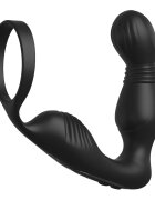 PIPEDREAM Vibrator Prostata Ass-Gasm Pro 10+3 Moduri Stimulatoare Silicon USB Negru 13.3 cm