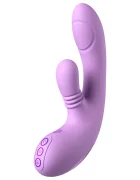 PIPEDREAM Vibrator Rabbit intiMotion Flutter Pro 4 Motoare Puternice Functii Multiple Silicon USB Magnetic Silicon Mov 20.6 cm