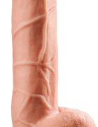 PIPEDREAM Vibrator REAL FEEL DELUXE No.7 Multispeed TPR Natural 27.5 cm