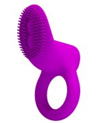 PRETTYLOVE Inel de Penis Cobra cu Stimulator Clitoris Silicon Roz