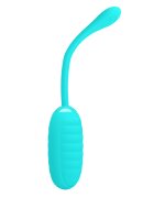 PRETTYLOVE Ou Vibrator Kirk 12 Moduri Vibratii Silicon USB Verde
