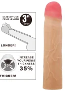 PRETTYLOVE Prelungitor Penis Kylian TPR Natural 20.5 cm