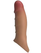 PRETTYLOVE Prelungitor Realist de Penis Darnel +3 cm TPE Maro