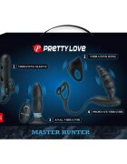 PRETTYLOVE Set Master Hunter pentru Barbati Silicon Negru