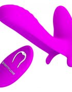PRETTYLOVE Stimulator Cuplu Remote Control 12 Moduri Vibratii Silicon USB Mov