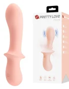 PRETTYLOVE Vibrator Abigal 10 Moduri Vibratii Silicon USB Roz 16 cm