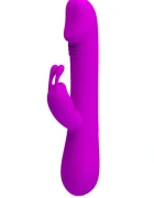 PRETTYLOVE Vibrator Iepuras Clement 30 Moduri Vibratii Silicon Mov 21 cm