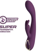 PRETTYLOVE Vibrator Iepuras Emma 10 Moduri Vibratii Puternice Silicon USB Magnetic Mov 15.8 cm