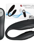 PRETTYLOVE Vibrator Indulgence Plus 30 Moduri Vibratii 3 Intensitati Vibratii Silicon USB Negru