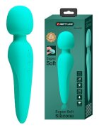 PRETTYLOVE Vibrator Masaj Meredith 7 Moduri Vibratii & 5 Intensitati Viteza Silicon USB Verde 21.5 cm
