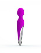 PRETTYLOVE Vibrator Masaj Nathaniel 7 Moduri Vibratii&5 Intensitati Viteza Silicon USB Mov 26 cm