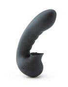 PRETTYLOVE Vibrator pentru Deget Hobgoblin cu Stimulator Clitoris USB Negru