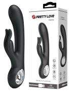 PRETTYLOVE Vibrator Pretty Love Carina 7 Moduri Vibratii Silicon USB Negru 19 cm