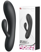 PRETTYLOVE Vibrator Pretty Love Matt 30 Moduri Vibratii Silicon USB Negru 16.9 cm