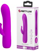 PRETTYLOVE Vibrator Pretty Love Omar 12 Moduri Vibratii Silicon USB Mov 15 cm