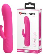 PRETTYLOVE Vibrator Pretty Love Tim 12 Moduri Vibratii Silicon USB Roz 15 cm