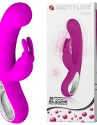 PRETTYLOVE Vibrator Pretty Love Webb 12 Moduri Vibratii Silicon USB Mov 21 cm